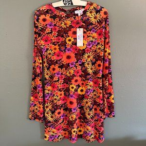 NWT NEVER FULLY DRESSED Chelsea Mesh Dress Floral